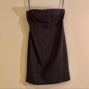 Express // Little Black Strapless Dress